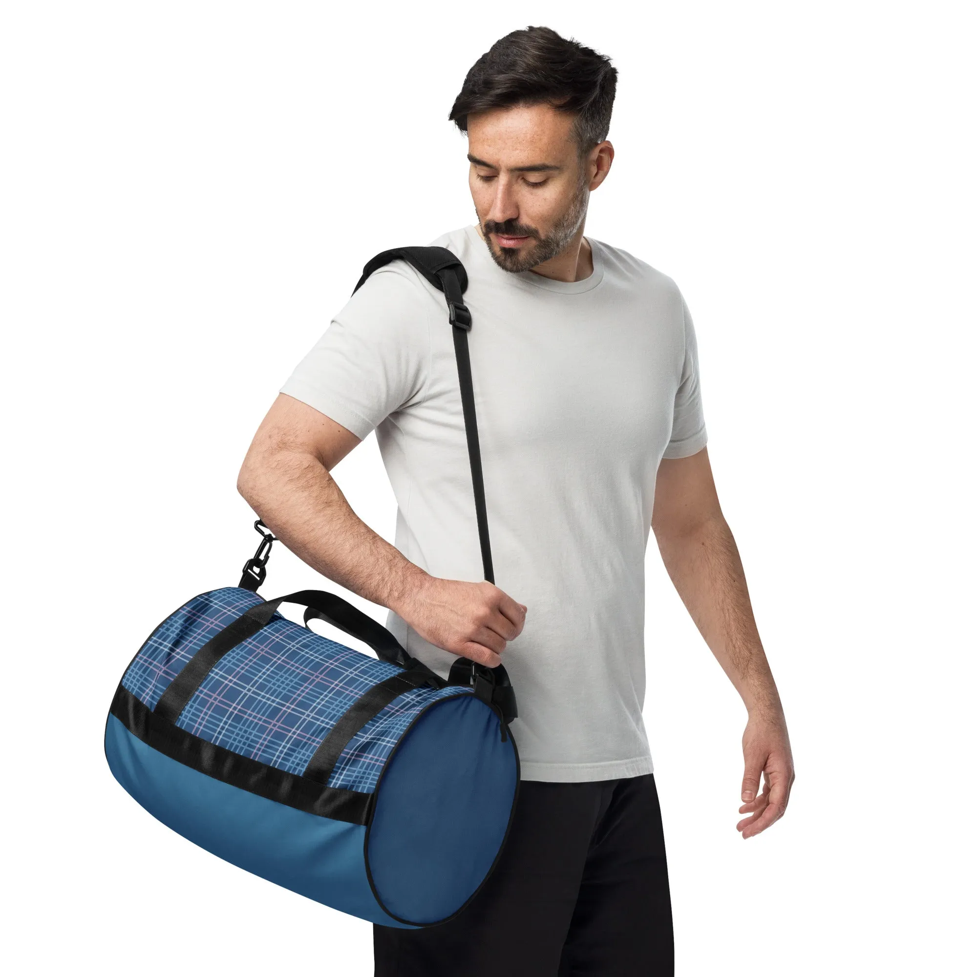 All-over print gym bag. Travel Bag, Gym, Weekend Bag