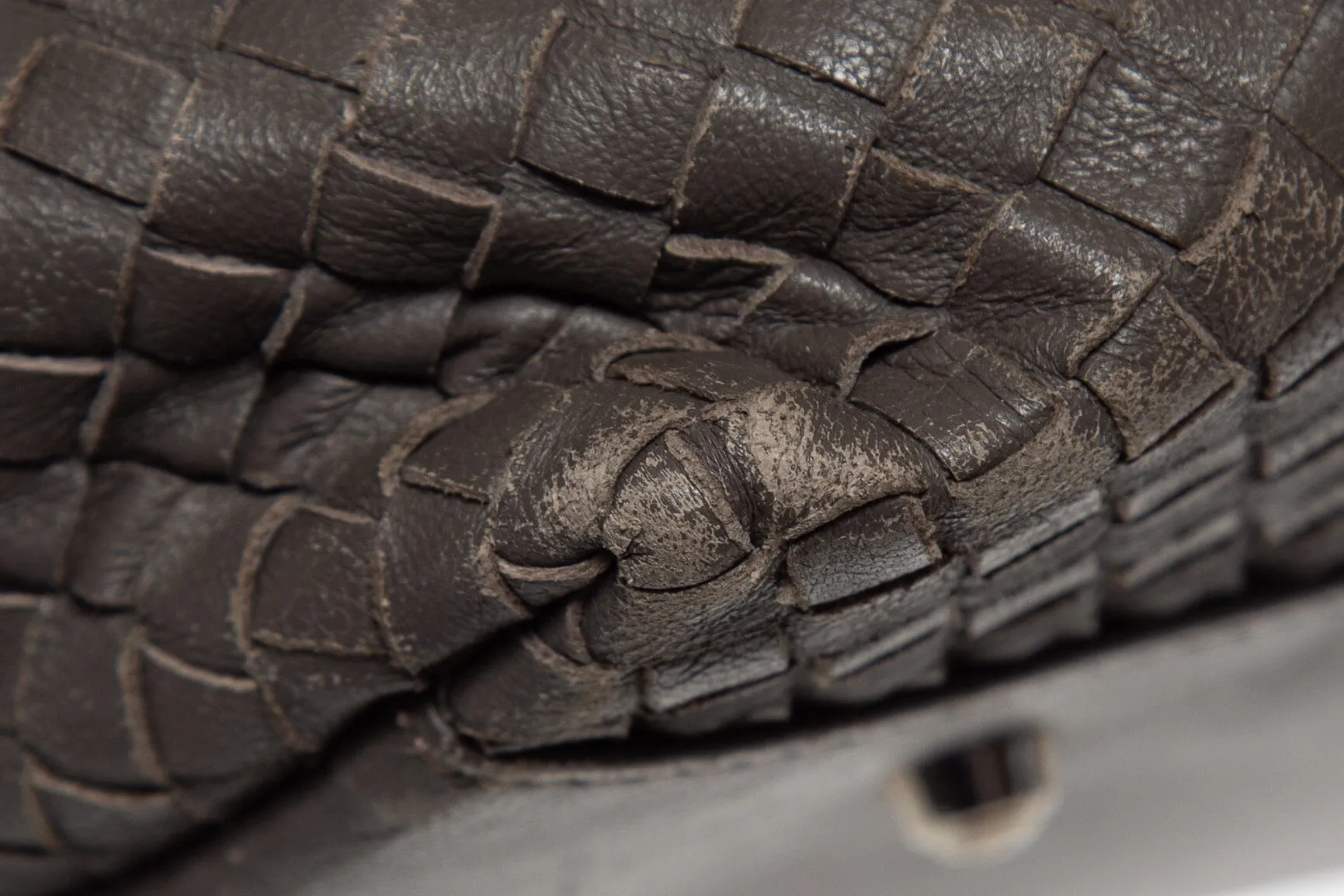 Bottega Veneta Taupe Intrecciato Cabat Tote