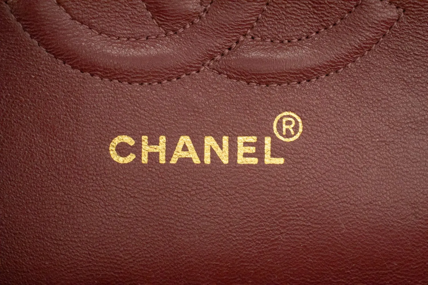 CHANEL Classic Double Flap 10" Chain Shoulder Bag Black Lambskin m59