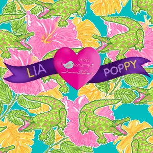 Crocodile New Lia Poppy Vinyl Sheet LPY-26