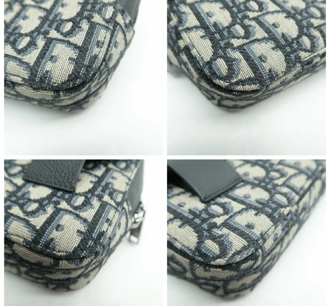 Dior Navy Cloth Crossbody Bag