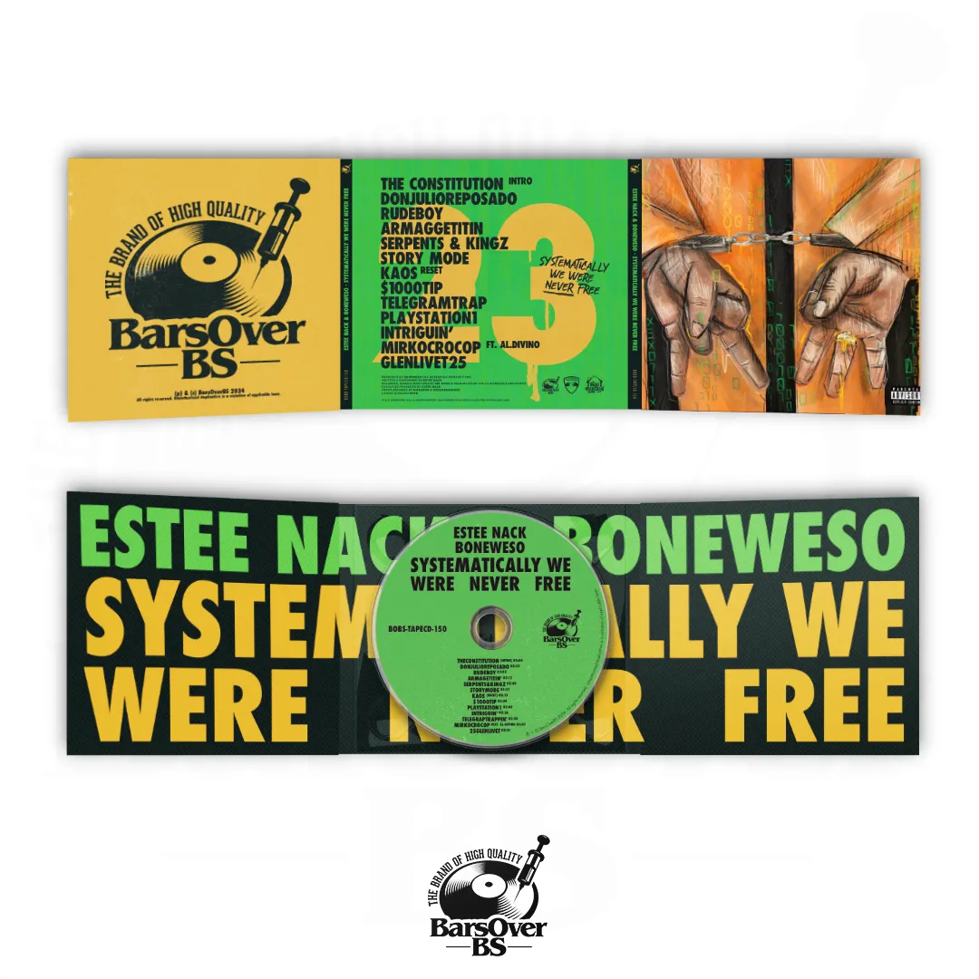 Estee Nack x Boneweso - Systematically We Were Never Free (Digipak CD With Obi Strip) (SquatDeadFace x Kipdafog Alt Artwork)