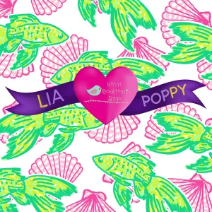 Fish Lia Poppy Vinyl Sheet LPY-73