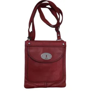 Fossil Red Crossbody Bag