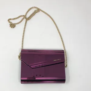 Jimmy Choo Candy Pink Mirried Flap Bag Crossbody