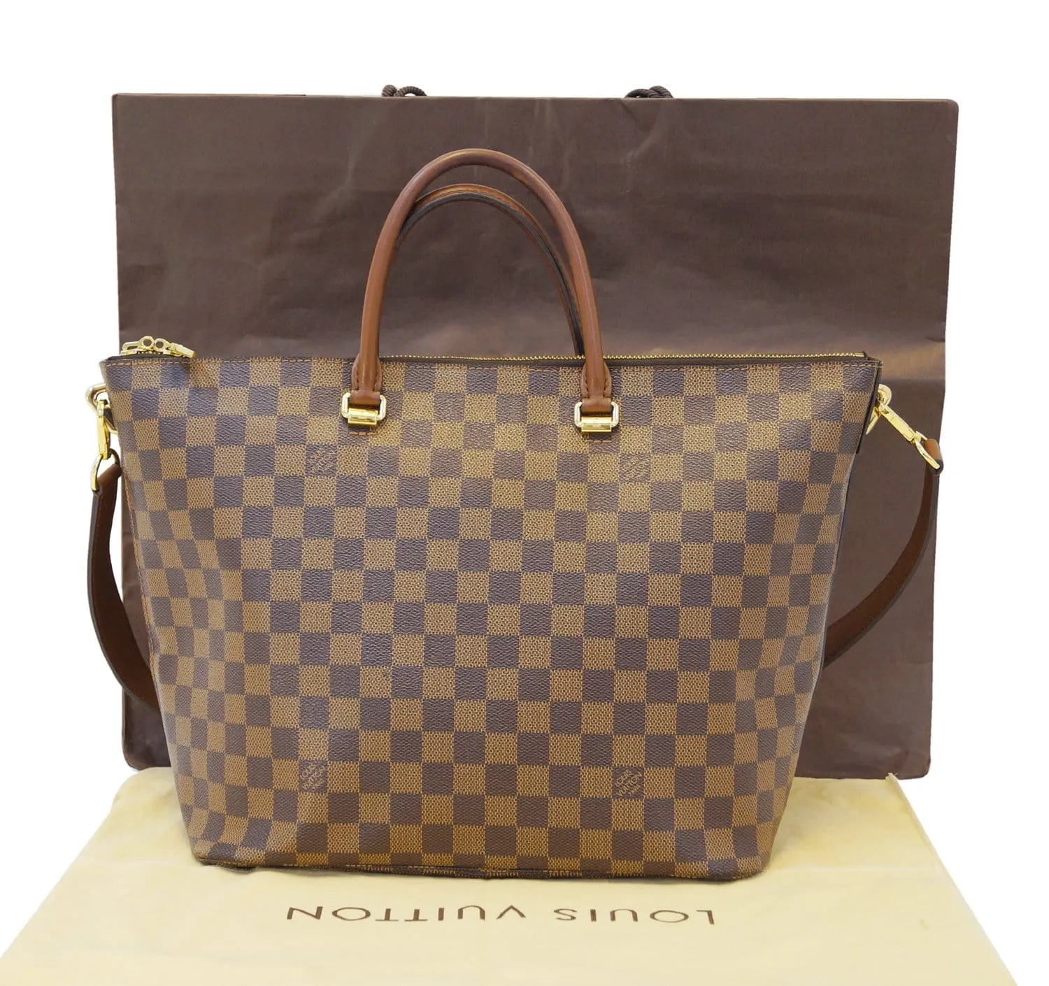 LOUIS VUITTON Belmont Damier Ebene Shoulder Bag