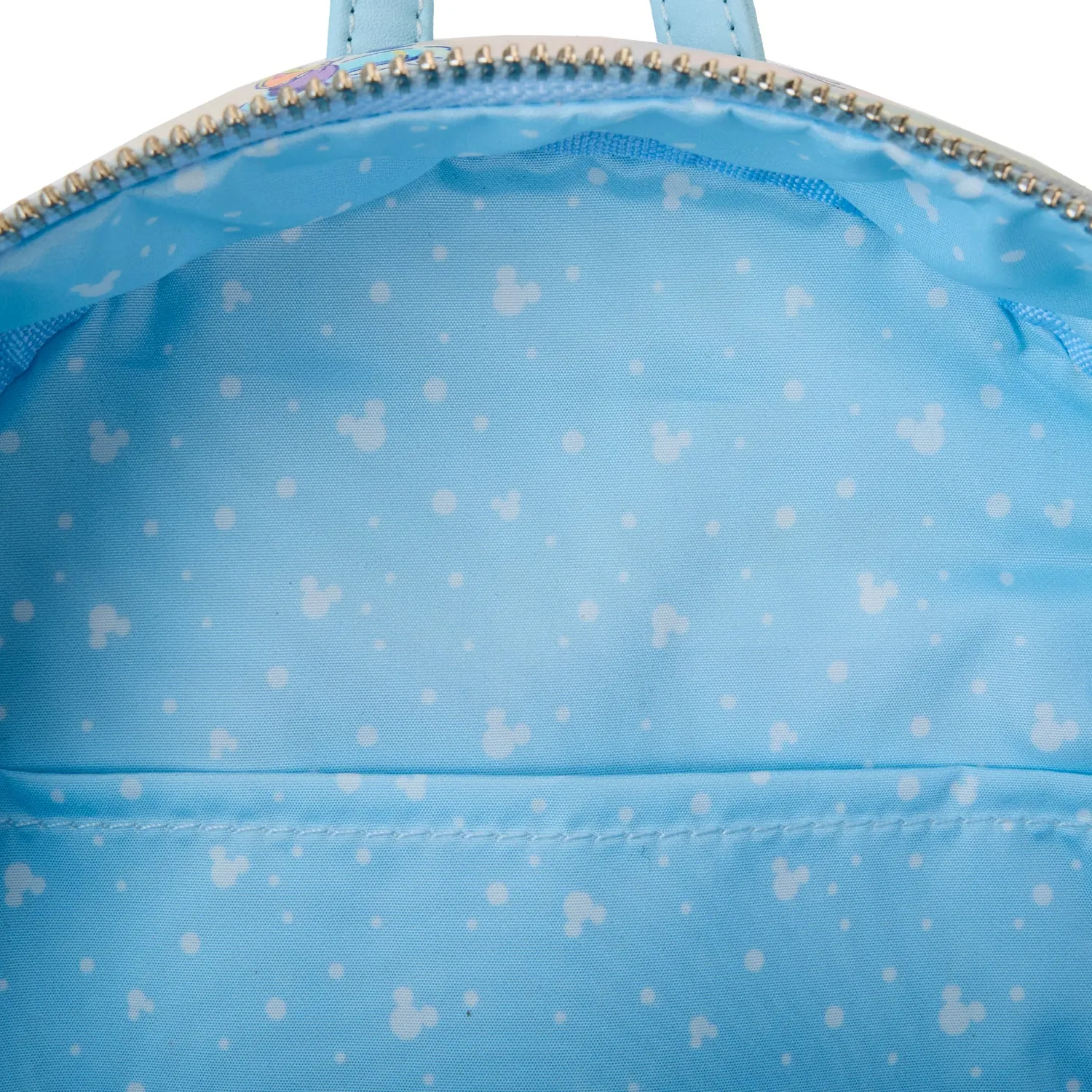 Loungefly Disney Mickey And Friends Winter Wonderland AOP Mini Backpack With Ears
