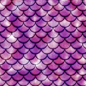 Mermaid Tail Heat Transfer Vinyl Sheet
