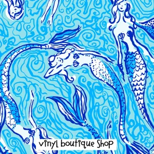 Nice Tail Lilly Inspired Printed Patterned Craft Vinyl