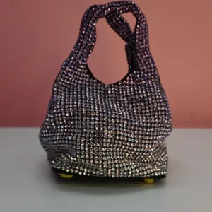 PURPLE CRYSTAL BAG