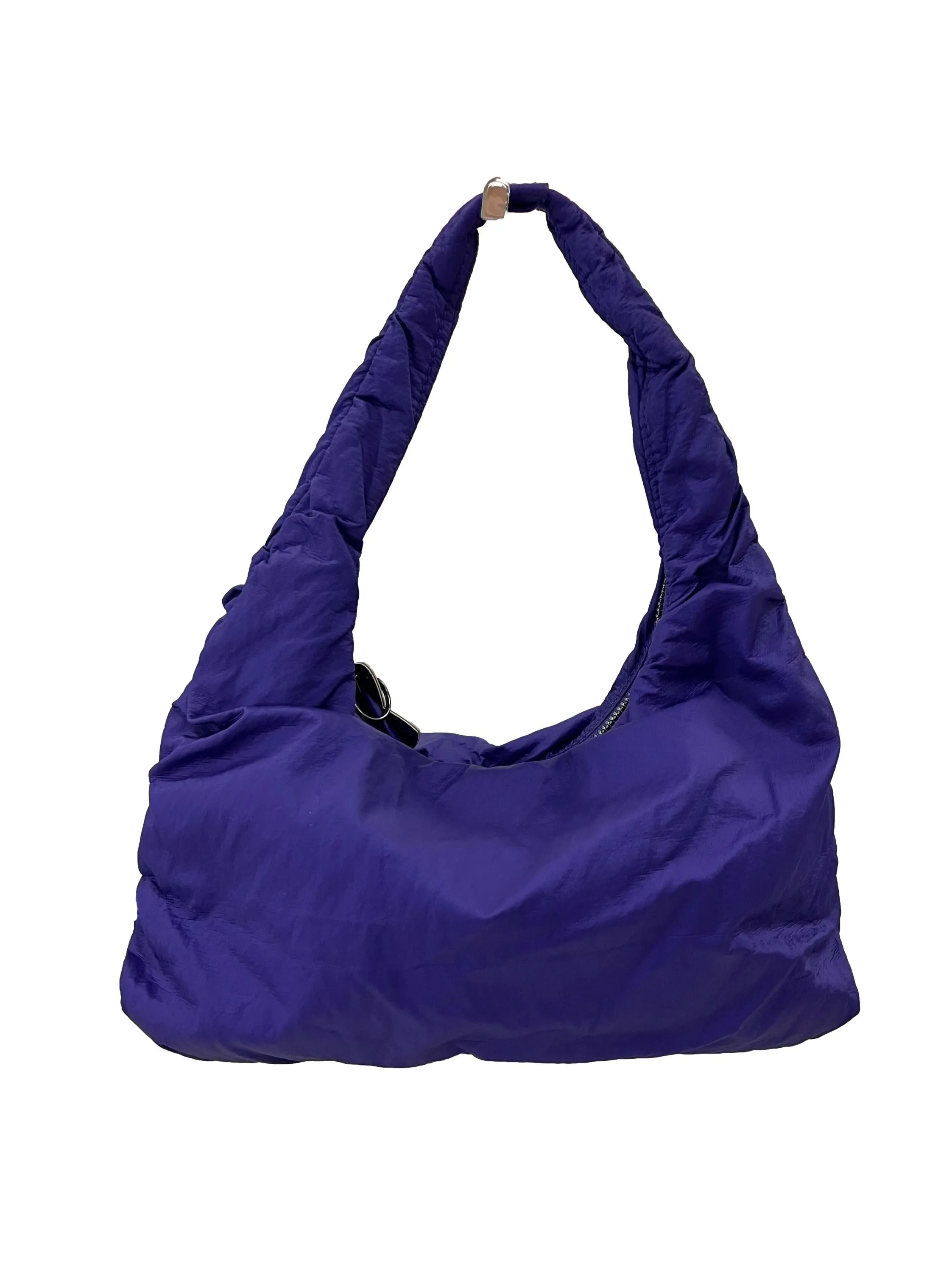 Purple Satin Small Shoulder Bag
