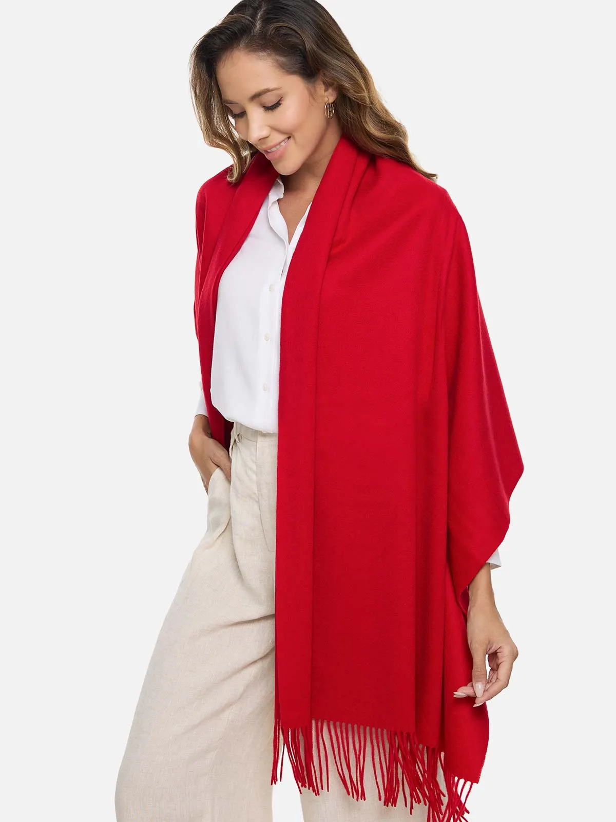 Red Cashmere Wrap