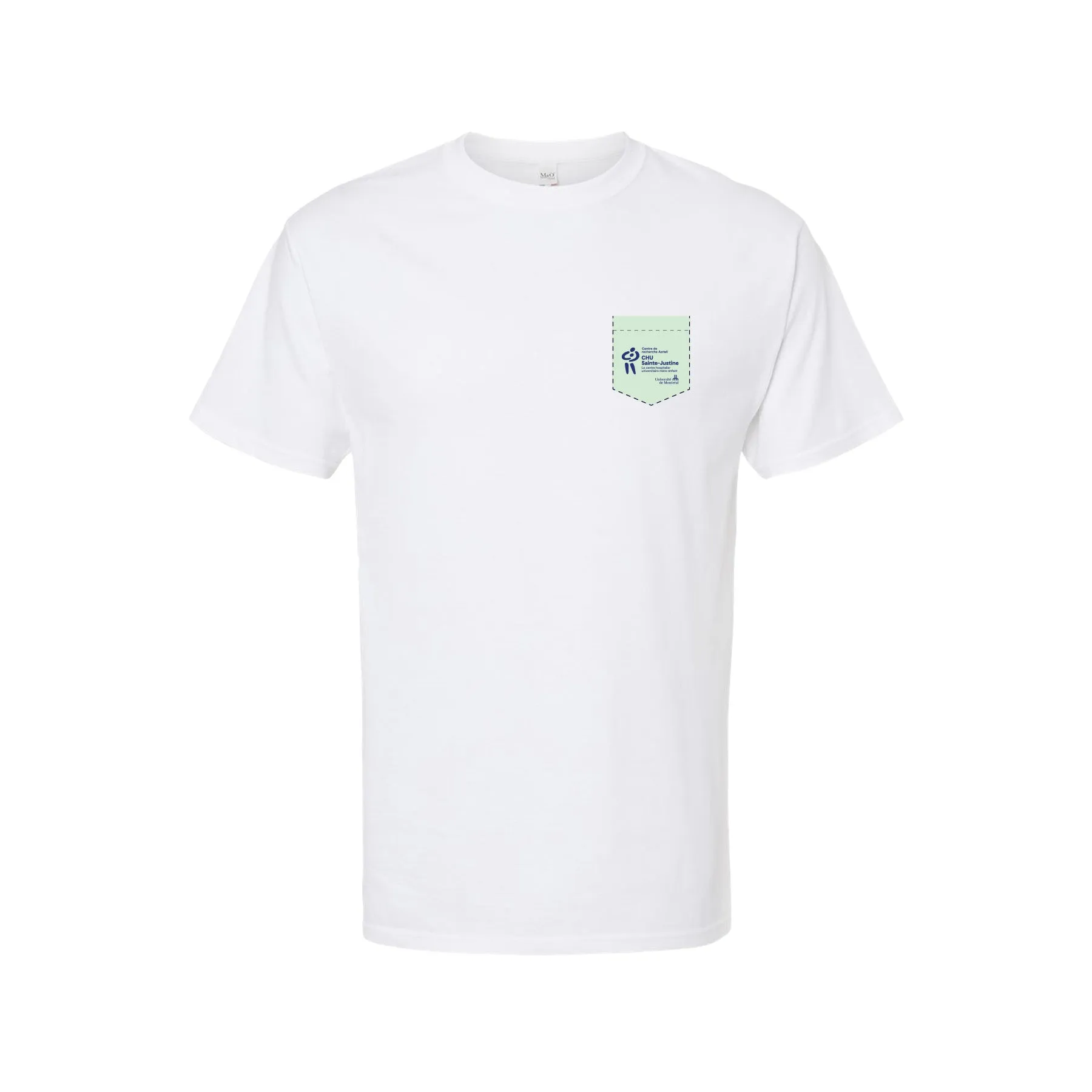 T-shirt avec poche - Collection  spéciale CR - CHU Sainte-Justine