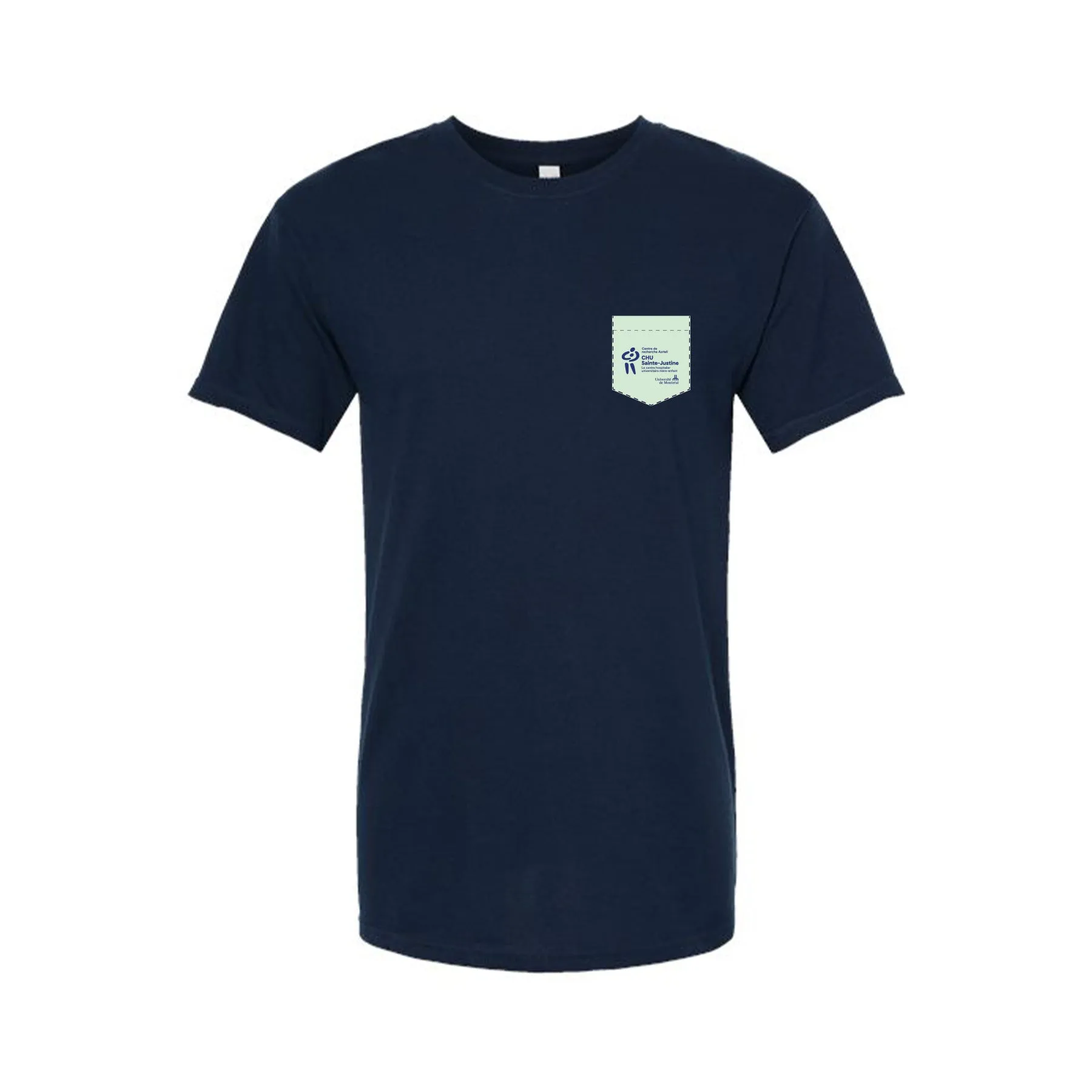 T-shirt avec poche - Collection  spéciale CR - CHU Sainte-Justine