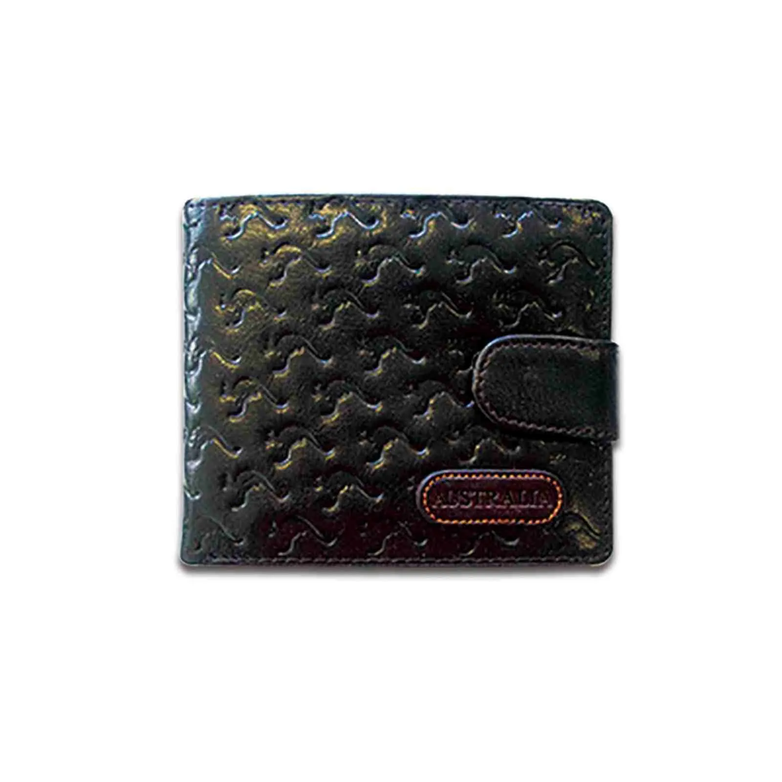 Wallet with Clip Kangaroo Embossed